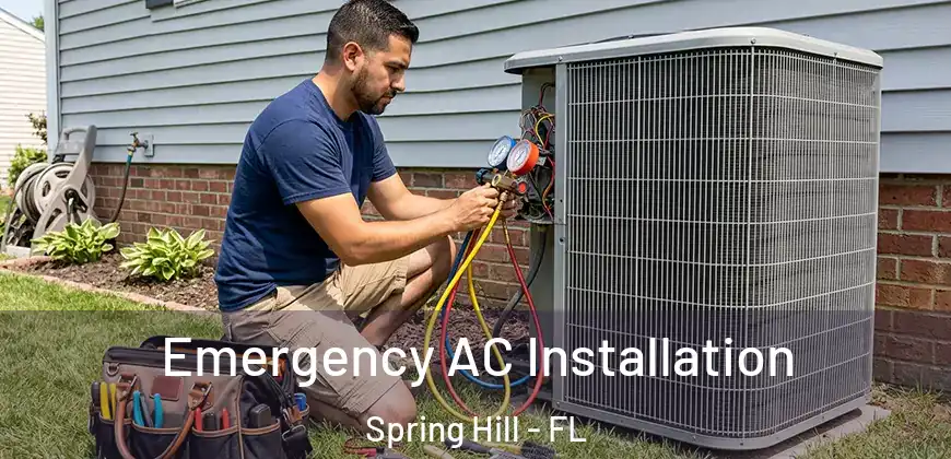 Emergency AC Installation Spring Hill - FL