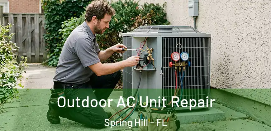 Outdoor AC Unit Repair Spring Hill - FL